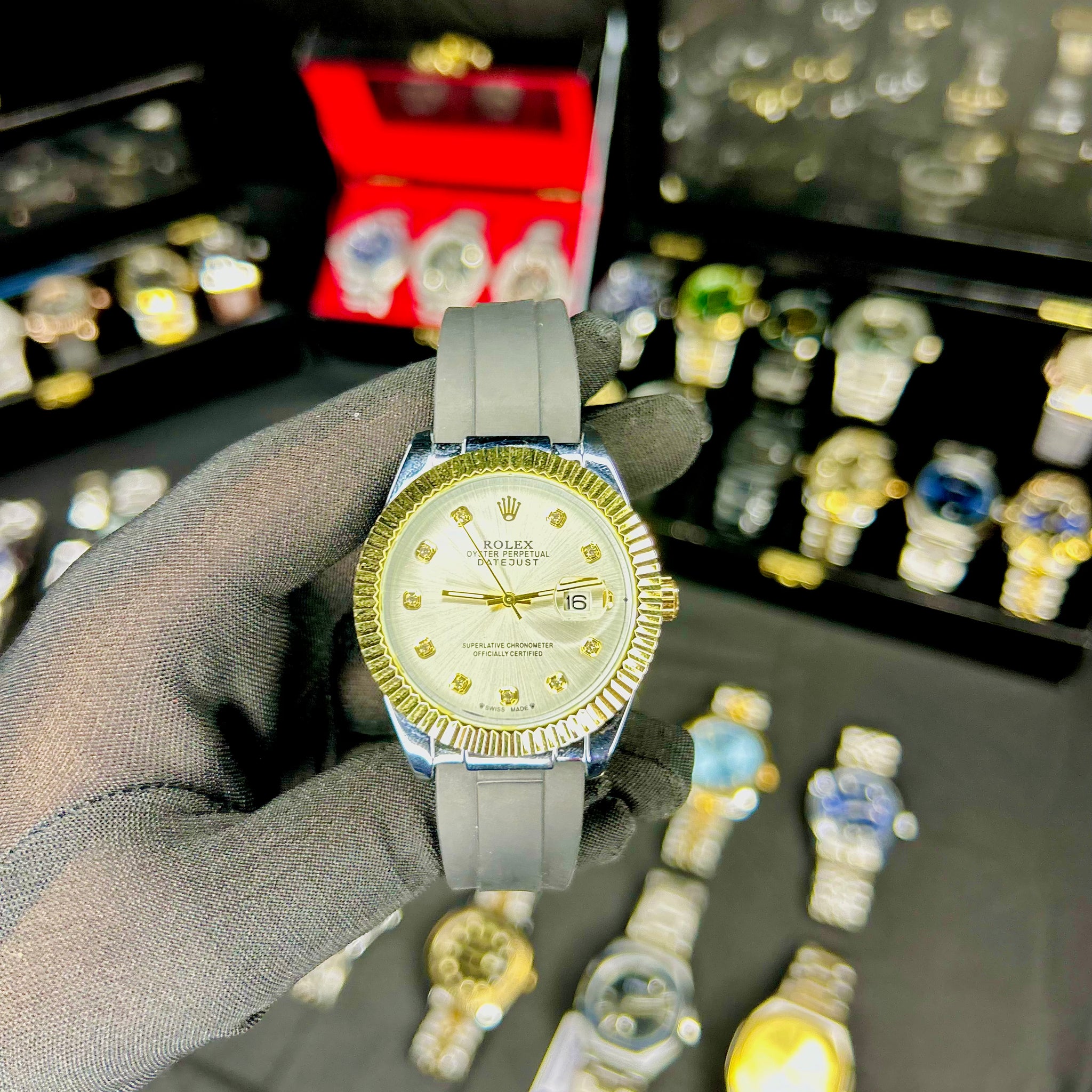 RLX-OYSTER PERPETUAL-CROWN-SUBMARINER STRAP