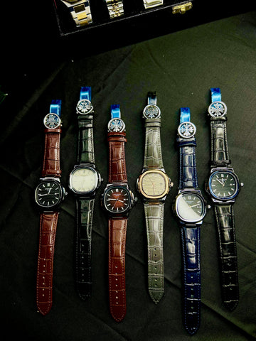 Premium Martyn Master Lock Edition-Metal Body - Leather Straps